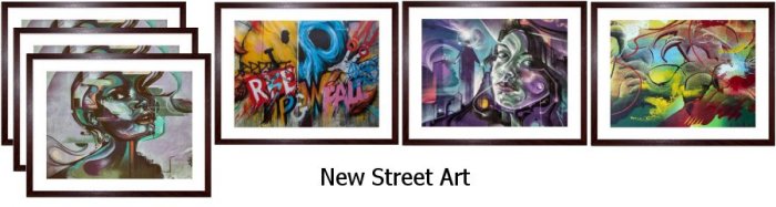 Street Art Framed Prints